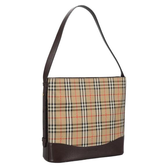 Burberry Nova Check Shoulder Bag Canvas Beige - Picture 1 of 16